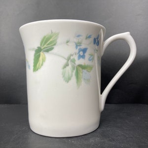 Vintage Queen’s China Harebell Floral English fine bone china mug Staffordshire England A Crownford Product