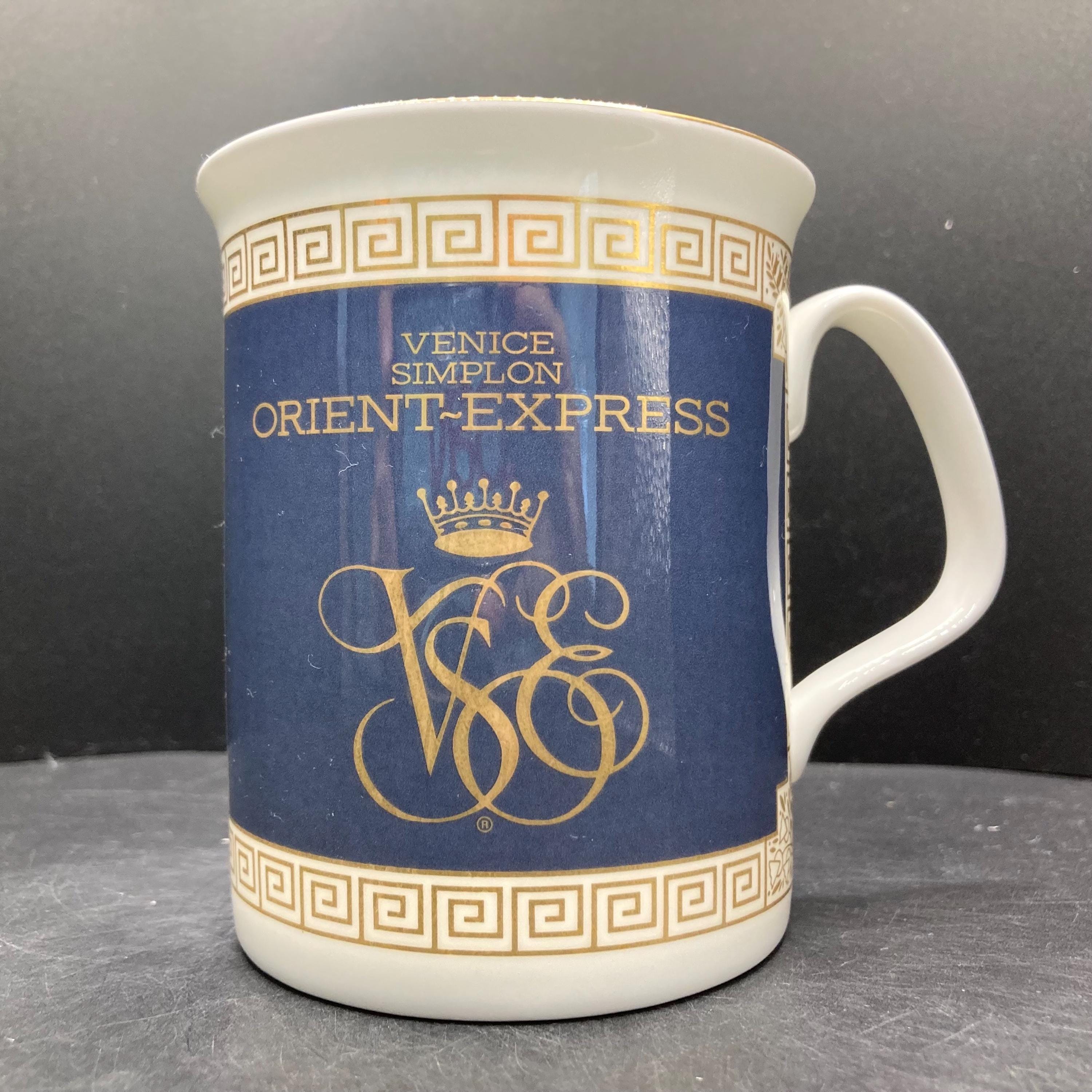 [VENICE SINPLON-ORIENT-EXPRESS] 陶器 小物入れ Vintage Royal Doulton Venice Simplon Orient-express Bone China Mug