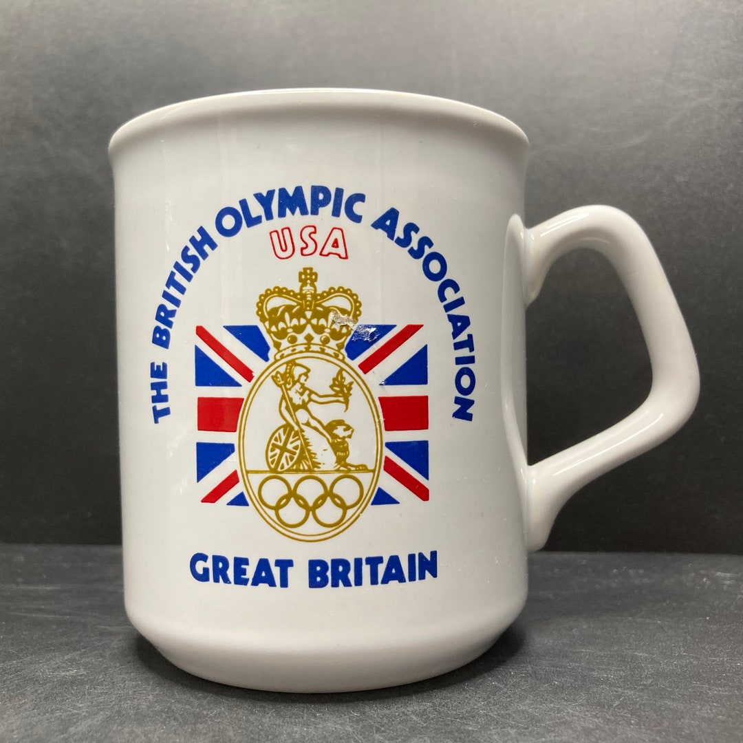 ヴィンテージ 1984 英国オリンピック協会 イギリス製 陶器マグカップ