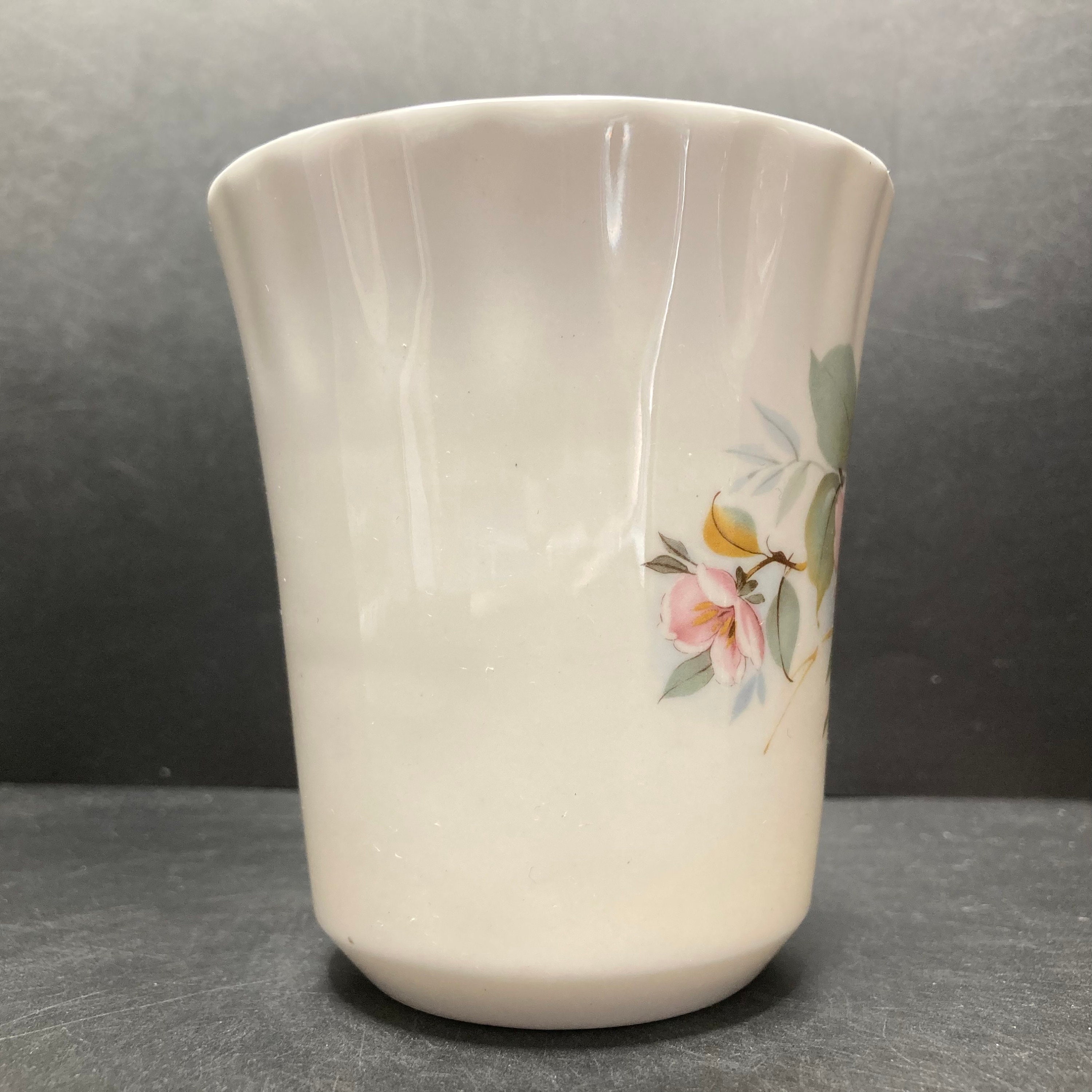 Vintage Queensway Pink Apple Blossom Fine Bone China Mug Made in