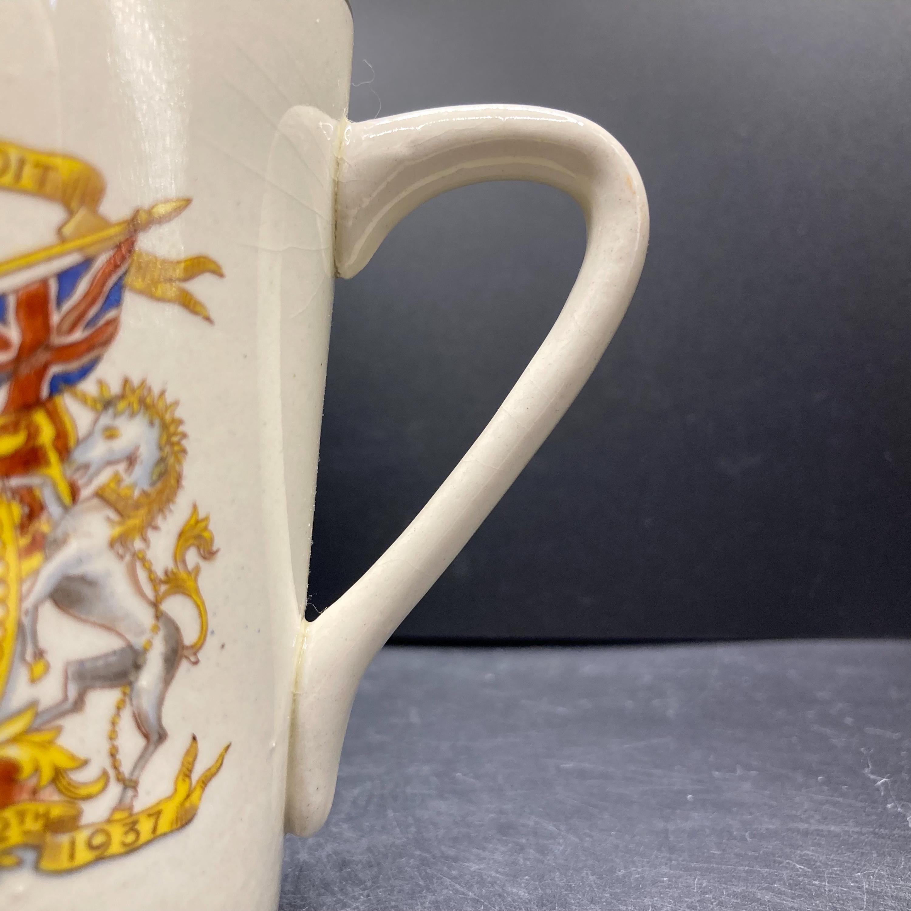 Vintage 1937 Biltons Coronation of King George VI Bone China Mug