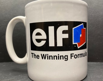 Vintage Elf Petroleum U.K. Limited The Winning Formula ceramic mug made in England Tams