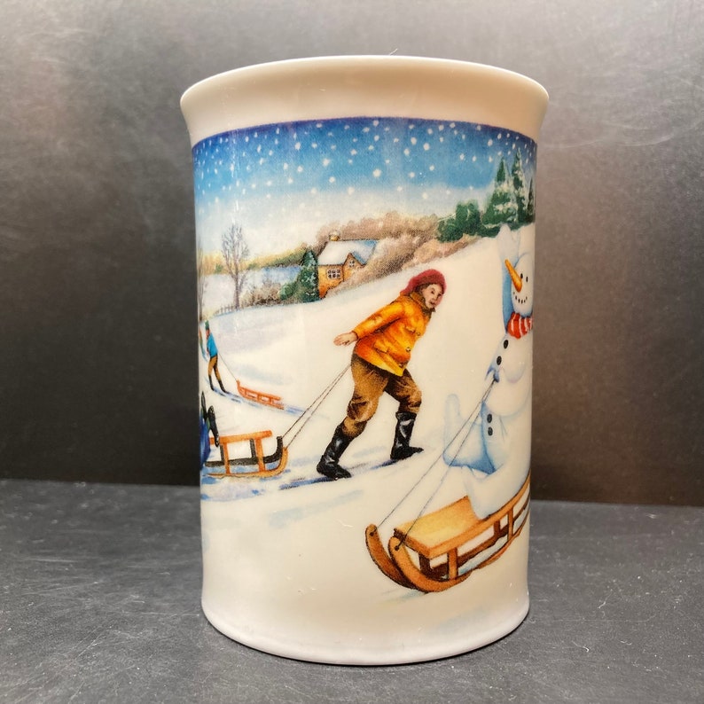 Vintage Dunoon Mister Snowman Bone China Mug Ruth Boden Made in ...