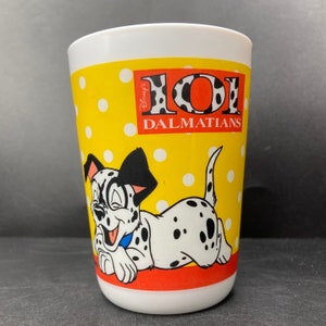 Vintage Disney 101 Dalmatians ceramic cup/beaker made in France