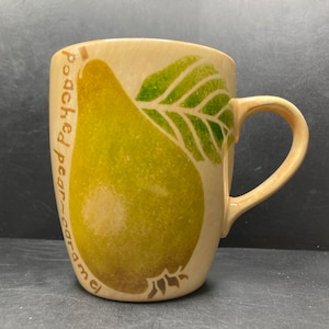 Vintage 2003 Arthur Wood Summer Puddings Pears ceramic mug made in England