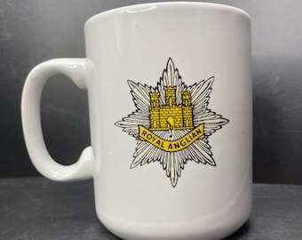 Vintage Royal Anglian Regiment The British Army ceramic mug Churchill made in Britain