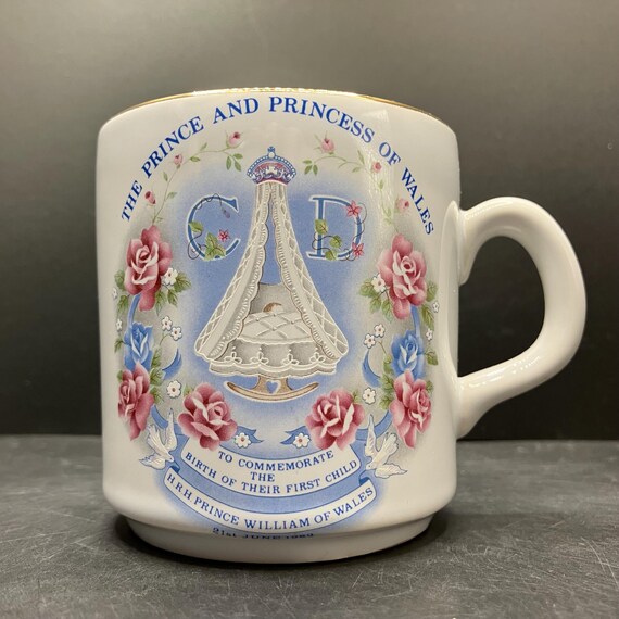希少品】ロイヤルウースター☆ウィリアム王子お誕生記念☆C/S ウィリアム王子記念飾り皿　1982年