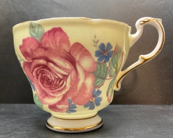 Vintage Paragon Pink Rose fine bone china mug By Appointment made in England *No Saucer*