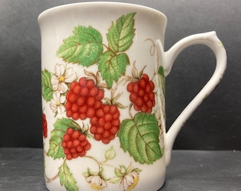 Vintage Roy Kirkham English Garden Fine Bone China Mug Made in