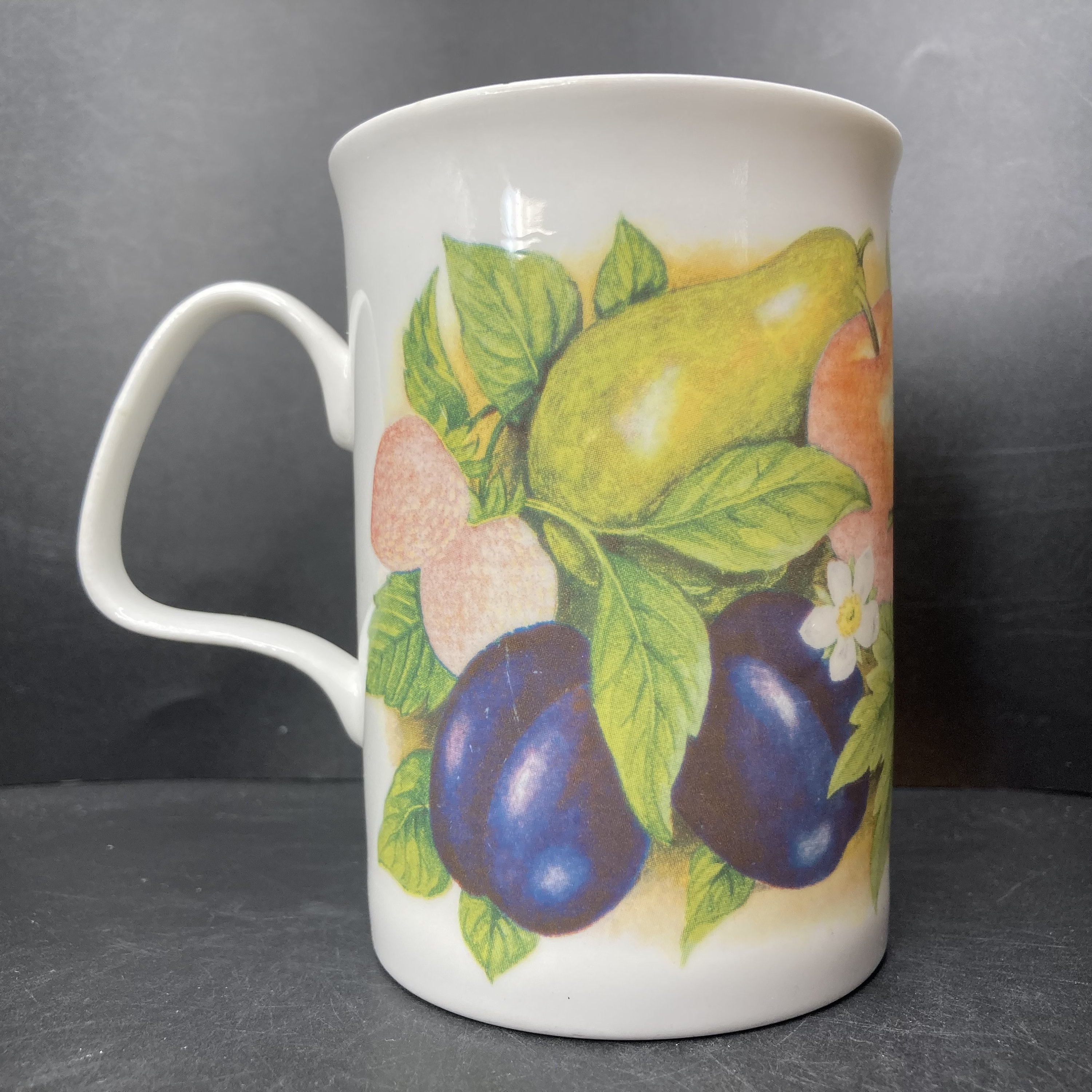 Vintage 1993 Roy Kirkham Orchard Fine Bone China Mug Made in