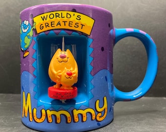 Vintage 2002 World’s Greatest Mummy ceramic mug The Xpressions Gift Co