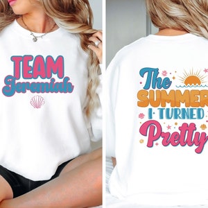 Team Jeremiah, Cousins Beach, The Summer I Turned Pretty, Crewneck Sweatshirt,TSITP, Trend dy Summer. , team Conrad, Jenny Han