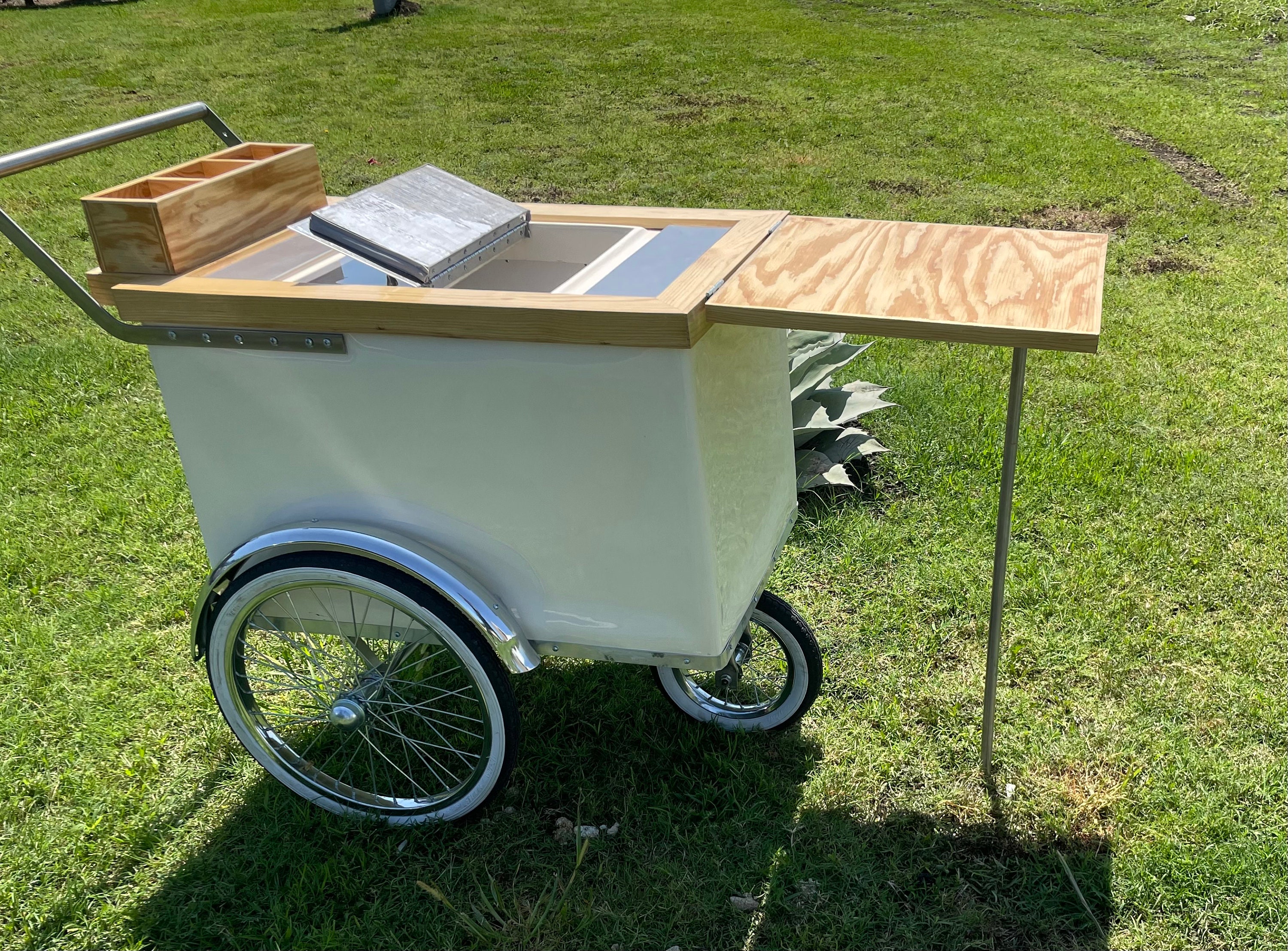Ulikey Carrito De Helados De Madera – Set De 5 Conos Y 5 Piruletas, Con Almacenaje, Juguete Montessori De Juego De Roles Para Niños 3-6 Años