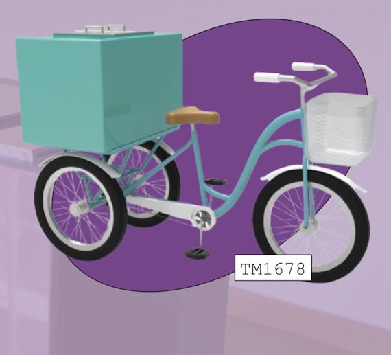 Bicycle Ice Cream Cart Etsy Canada