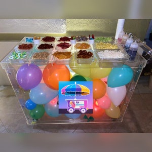 Gran carrito de refrigerios