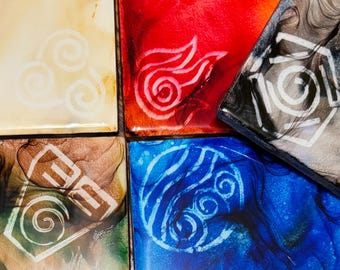 ATLA elements coasters VI