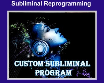 Custom Subliminal Audio Service - Personalized Subliminal, Subliminal Messages, Custom Subliminal Recording, Custom Affirmations