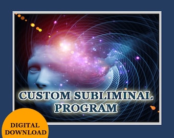 AANGEPASTE SUBLIMINALE AUDIO - Gepersonaliseerde subliminale, subliminale service, maak uw eigen subliminale, aangepaste subliminale opname