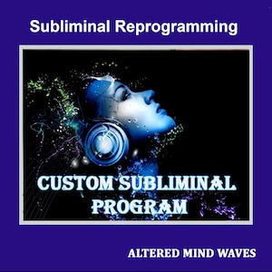 Custom Subliminal Audio Service - Personalized Subliminal, Subliminal Messages, Custom Subliminal Recording, Custom Affirmations