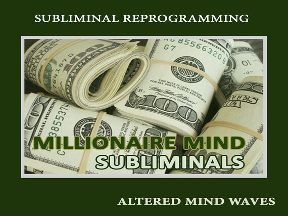 Millionaire Mind Subliminal Hypnosis MP3 Think Like A | Etsy