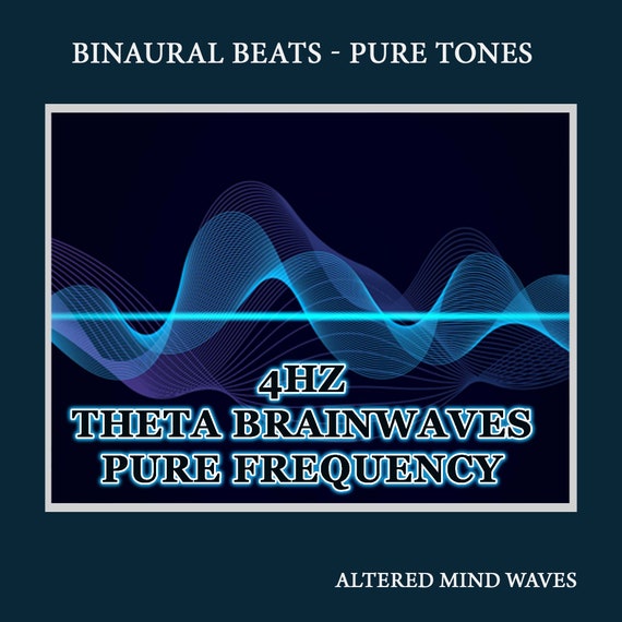 Binaural Beats Audio Pure 4 HZ , Binaural Beats For Relaxing or Meditation, Binaural Beats for Stress Reduction, Binaural Beats For Sleep