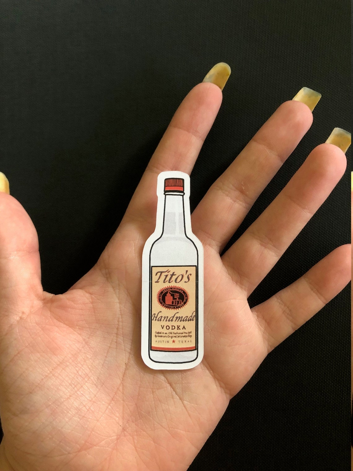 Illustrated Tito's Vodka Sticker Etsy