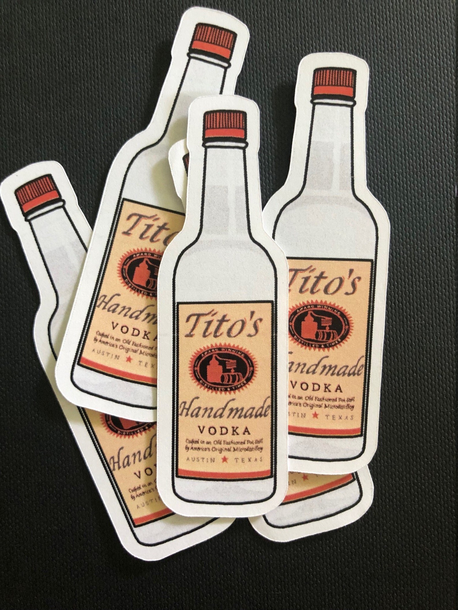 Illustrated Tito's Vodka Sticker Etsy