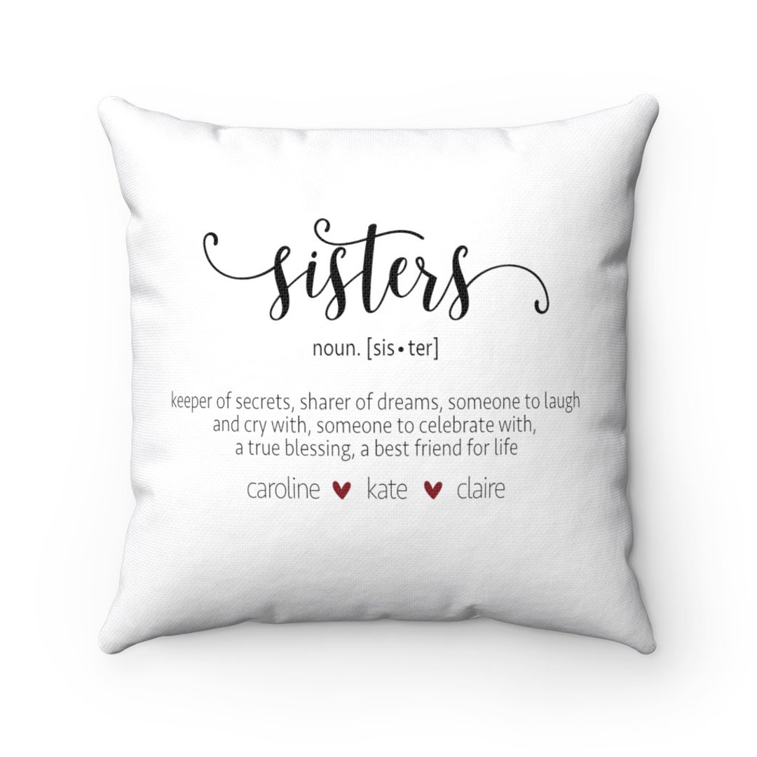 Sister Christmas Gift Personalized Christmas Gift for Sister Etsy