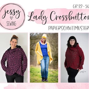 Pattern "Lady Crossbutton" Gr 32 - 54 by Jessy Sewing Paper Pattern