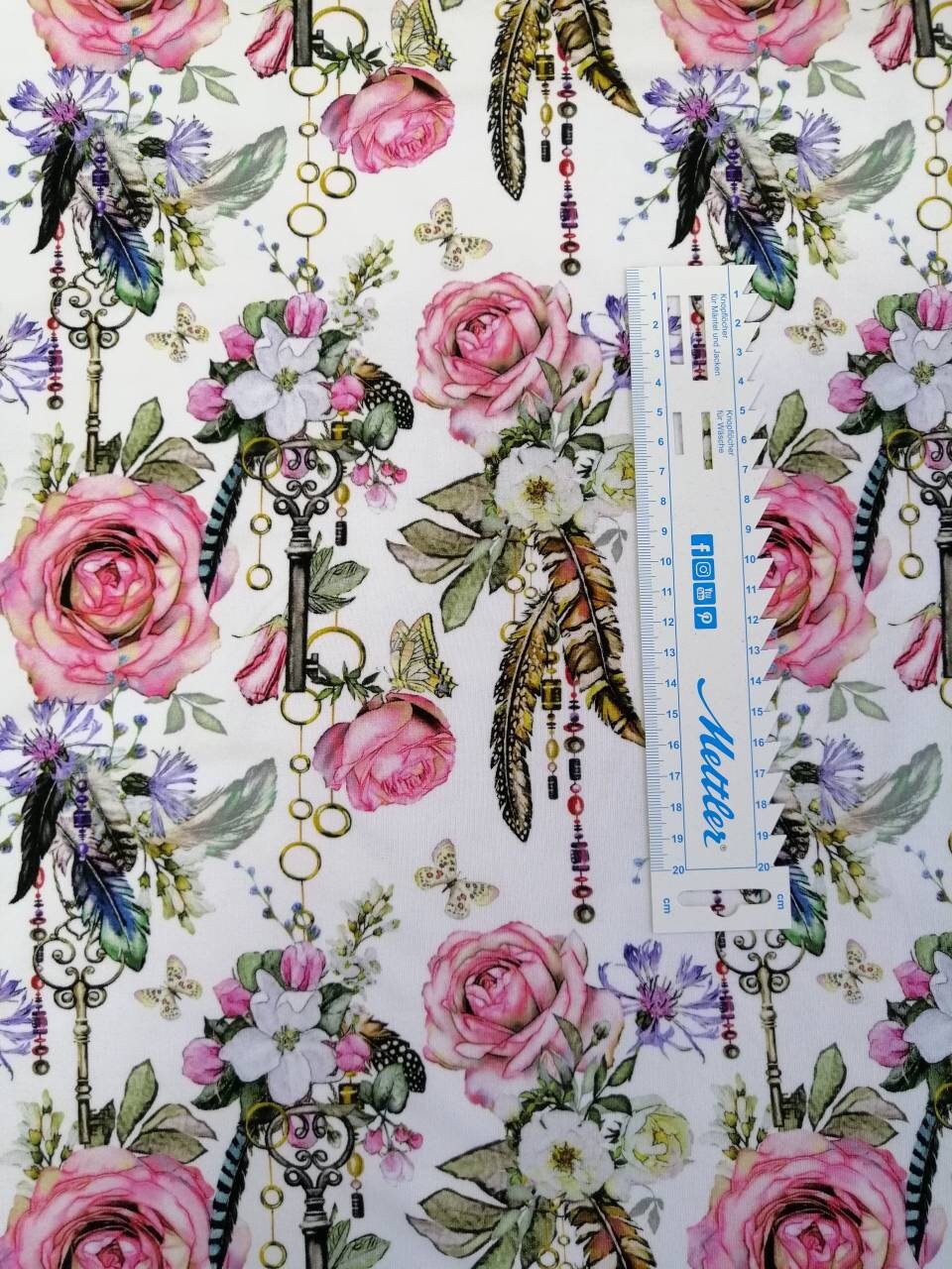 Sweat Rose Key White Pink Miss by Julie - Etsy