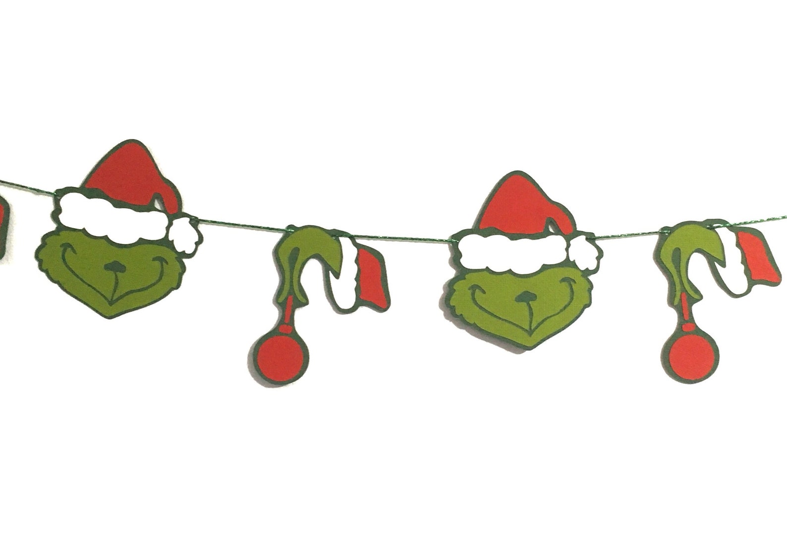 Grinch Banner Grinch Decor Wall Decoration Christmas | Etsy