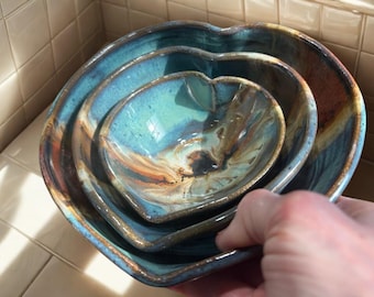 Stylish Heart Shaped Bowls for Wedding, Engagement or Valentine's Day Gifting Ideas