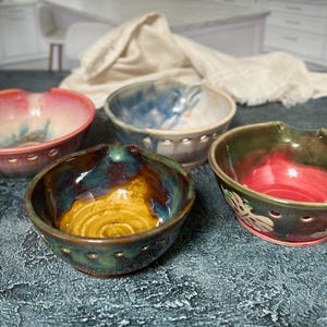 Distinctive Pottery Herb Strippers for Gourmet Cooking - Choose Your Favorite Style