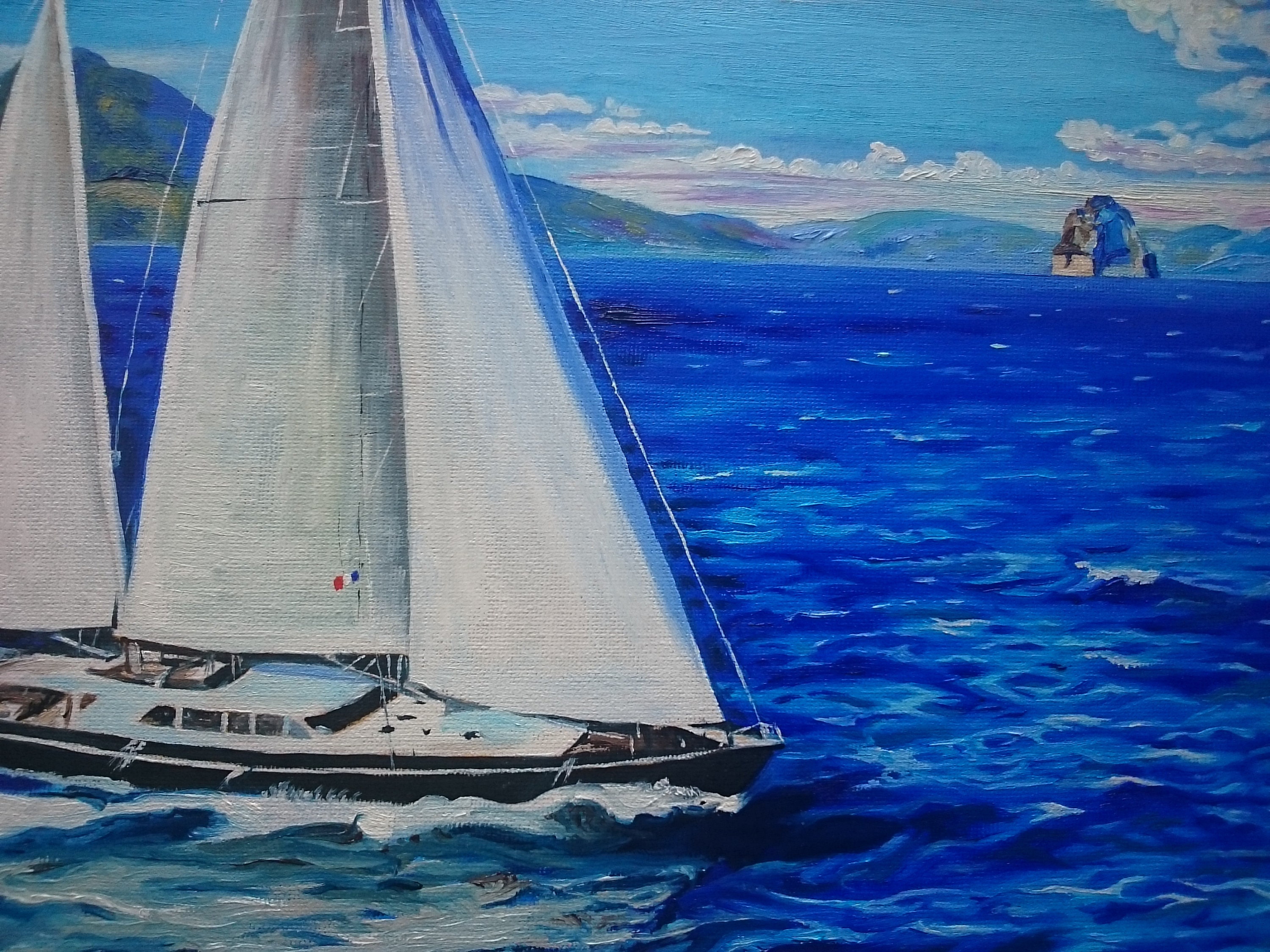 yacht artwork