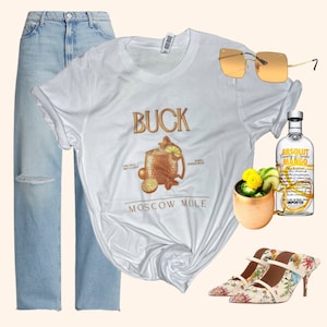 Moscow Mule Graphic T-Shirt ( Vintage Feel )