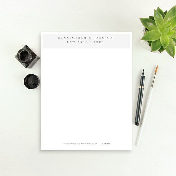 personalized letterhead