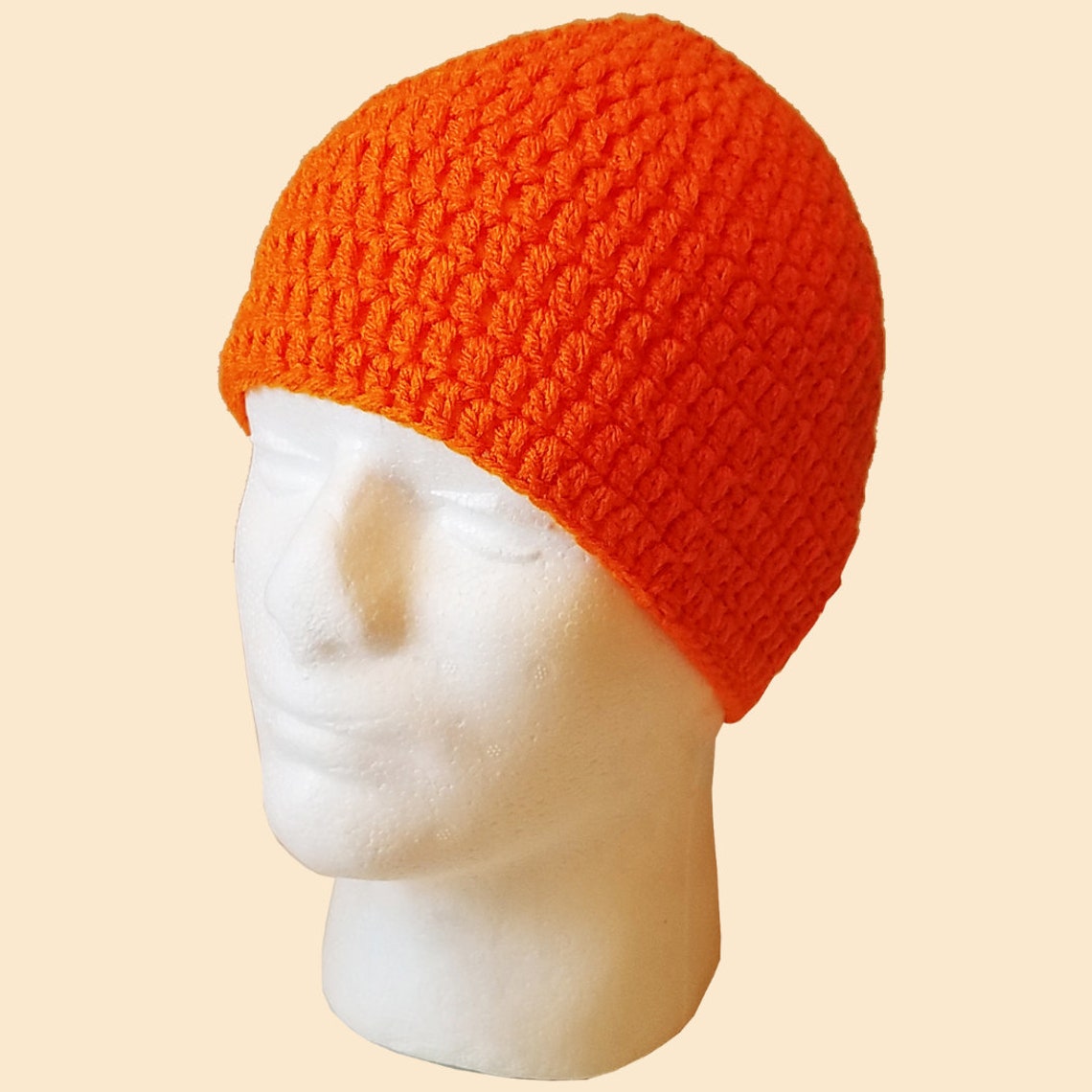 Adult Beanie Hat Handmade Crochet Adult Winter Toboggan Hat Etsy