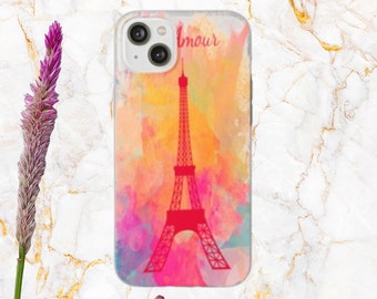 Eiffel tower of Paris, for apple iphone 11 pro, 11 pro max, x, xs max, xr, 7, 8 plus, galaxy s10, s10e, s10 plus & more flexi cases