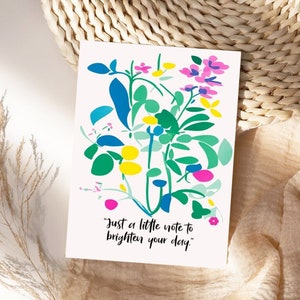 Floral Greeting Cards: Matisse Style, All Occasion Note Cards