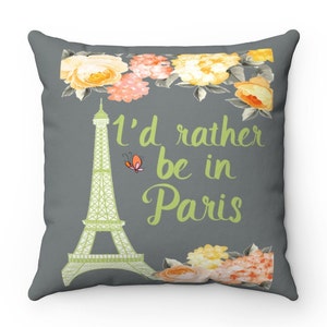 Paris Pillow: Eiffel Tower Accent Pillow, Parisian Home Decor