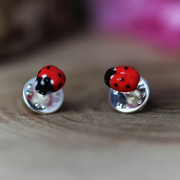 Ensemble 4 ou 10 Pin's COCCINELLE en argile polymère BROCHE Ladybug Accessoires de veste Bijoux Porte Bonheur cadeau d'invités - petite bête