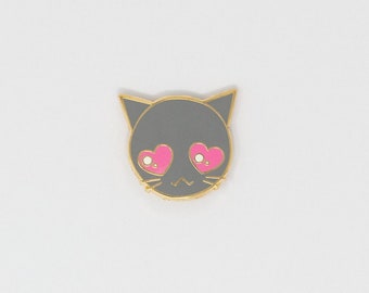Cat Enamel Pin: Love Cat
