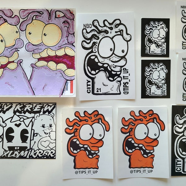 Sticker Packs Lot (includes 10 individuals)