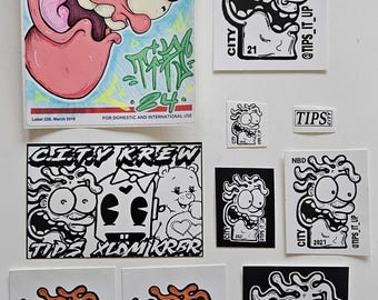 Sticker Packs Lot (includes 10 individuals)