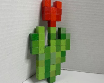 Minecraft-Inspired Tulip