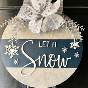 Let it Snow with Painted Stripe