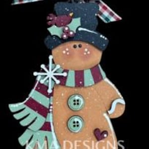 Gingerbread Ornaments, Victorian Decor, Christmas Decor, Gingerbread Ornament Bundle, Hand Painted