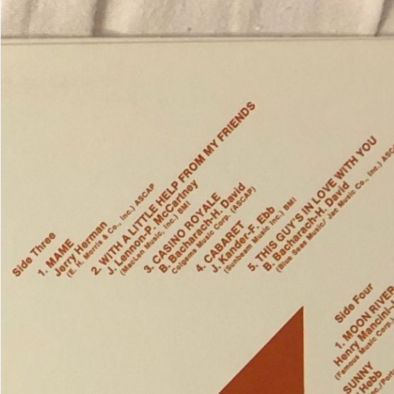 Herb Alpert & the Tijuana Brass Foursider Original 1973 LP Etsy