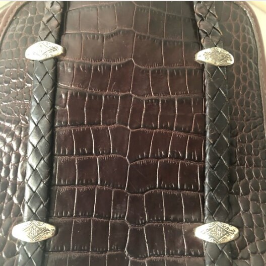 Brighton leather tote top