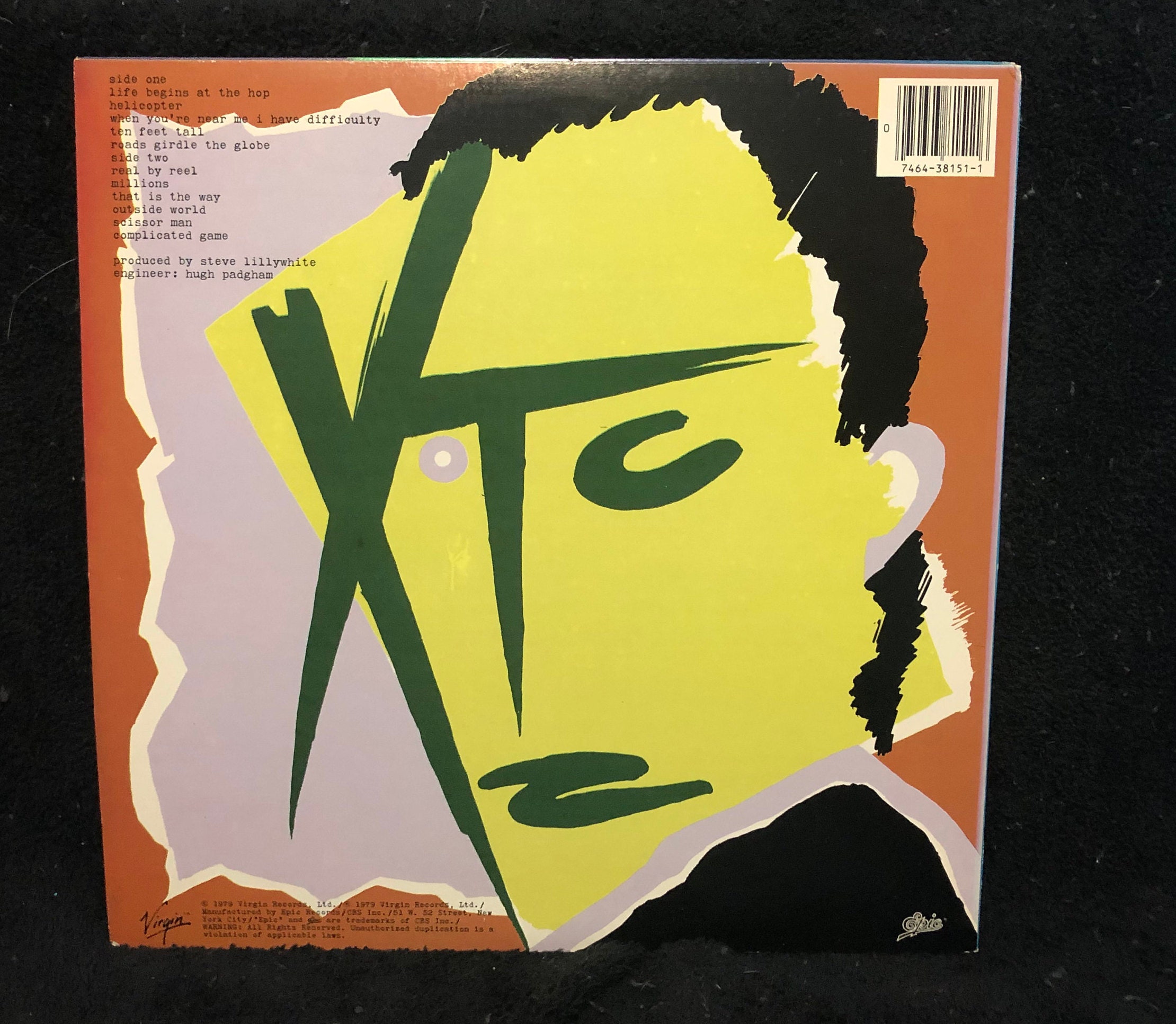 XTC Drums and Wires Virgin Records 1979 PE 38151 Etsy